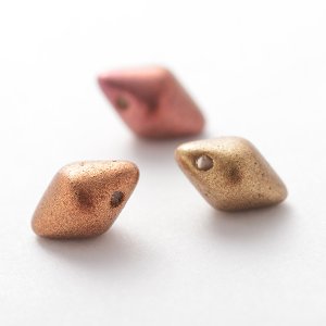 画像2: 【現品限り】スパイキーボタン 4.5x6.5mm メタリックミックス