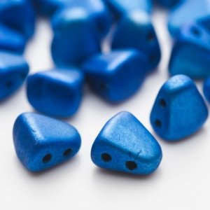 画像1: ニブビット 6x5mm メタラスターマットクラウンブルー