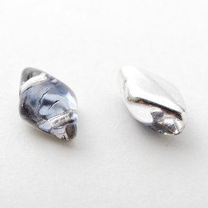 画像2: ジェムデュオ バックリット 8x5mm ペリウィンクル（約8/100g）