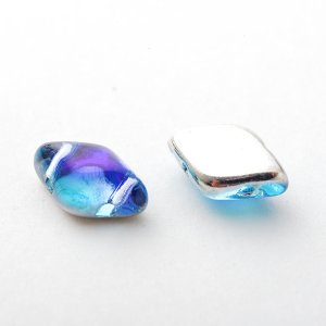 画像2: ジェムデュオ バックリット 8x5mm アクアピンク（約8/100g）