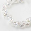 【5粒】ティアドロップビーズ メタリック 【Dazzlelight White】