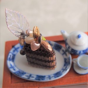 画像1: 【再入荷！】ザッハトルテ【Sachertorte】 by  LeaLea beads 古田由美