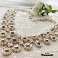 【再入荷！】イラデサントVネックレス by Beads工房 brilliant 大槻友美