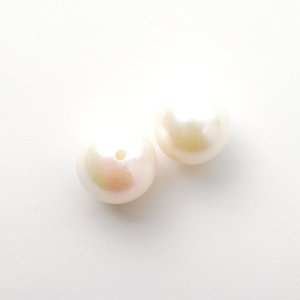 画像2: 【片穴】アコヤ真珠（ラウンド / ホワイト / 8mm UP）１個