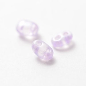 画像1: ツインビーズ　2.5mm　ライトパープル