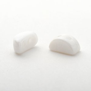 画像: 【 現品限り】コス・プカ  6x3mm ホワイトラスター（約5/10/100g）